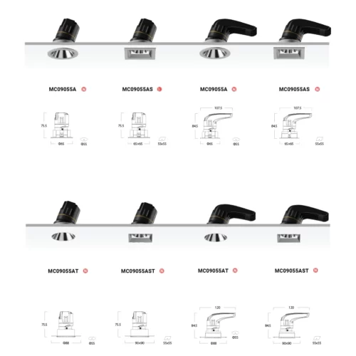 Modern City Downlight Miracle Series