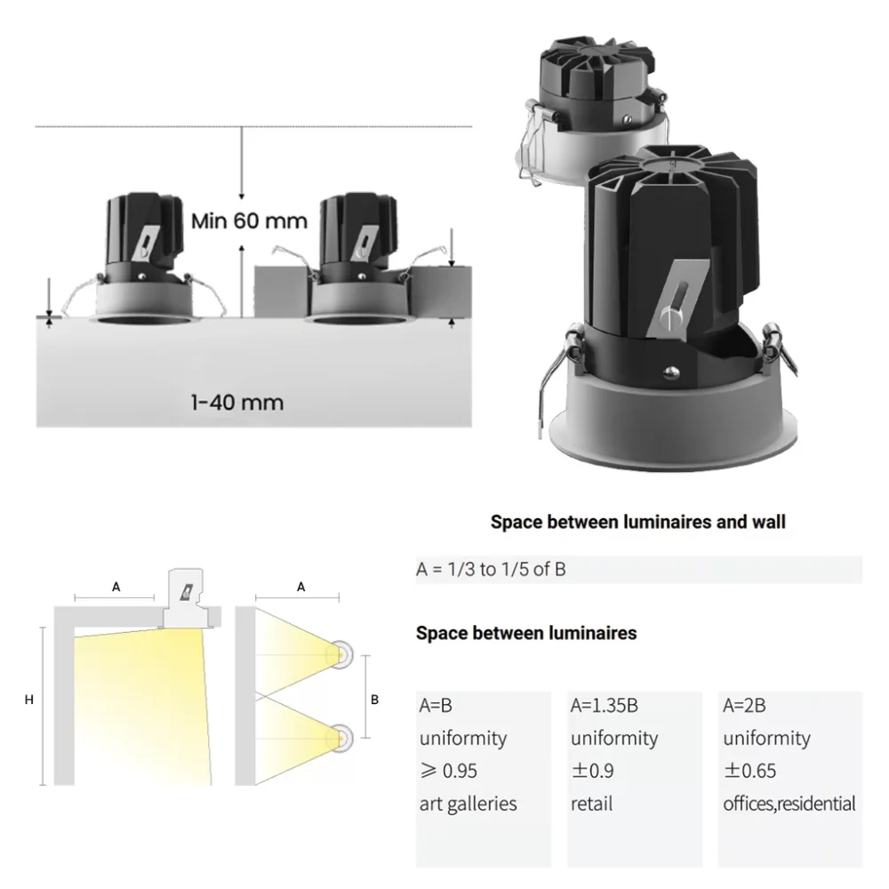 Modern City Downlight Reflection Series